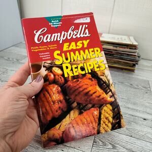 Campbells Easy Summer Recipes Cookbook Booklet 1996‎ Vintage 30-Minute Suppers